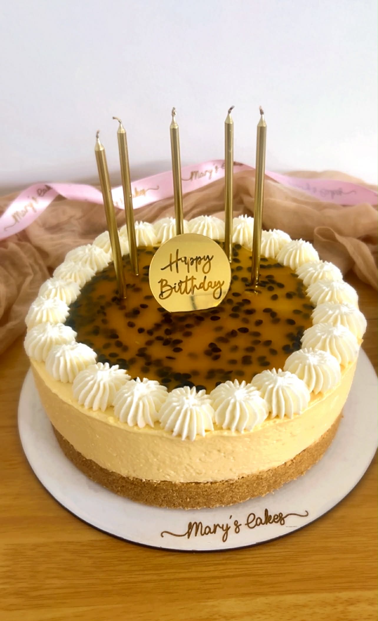 Cheesecake de Maracuya